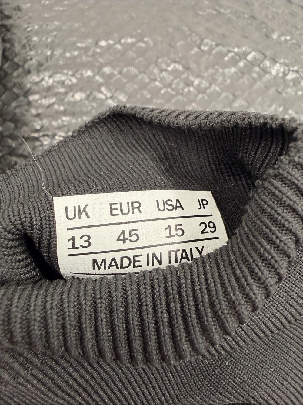 Black Knit Sock Sneakers - Picture 5 of 5
